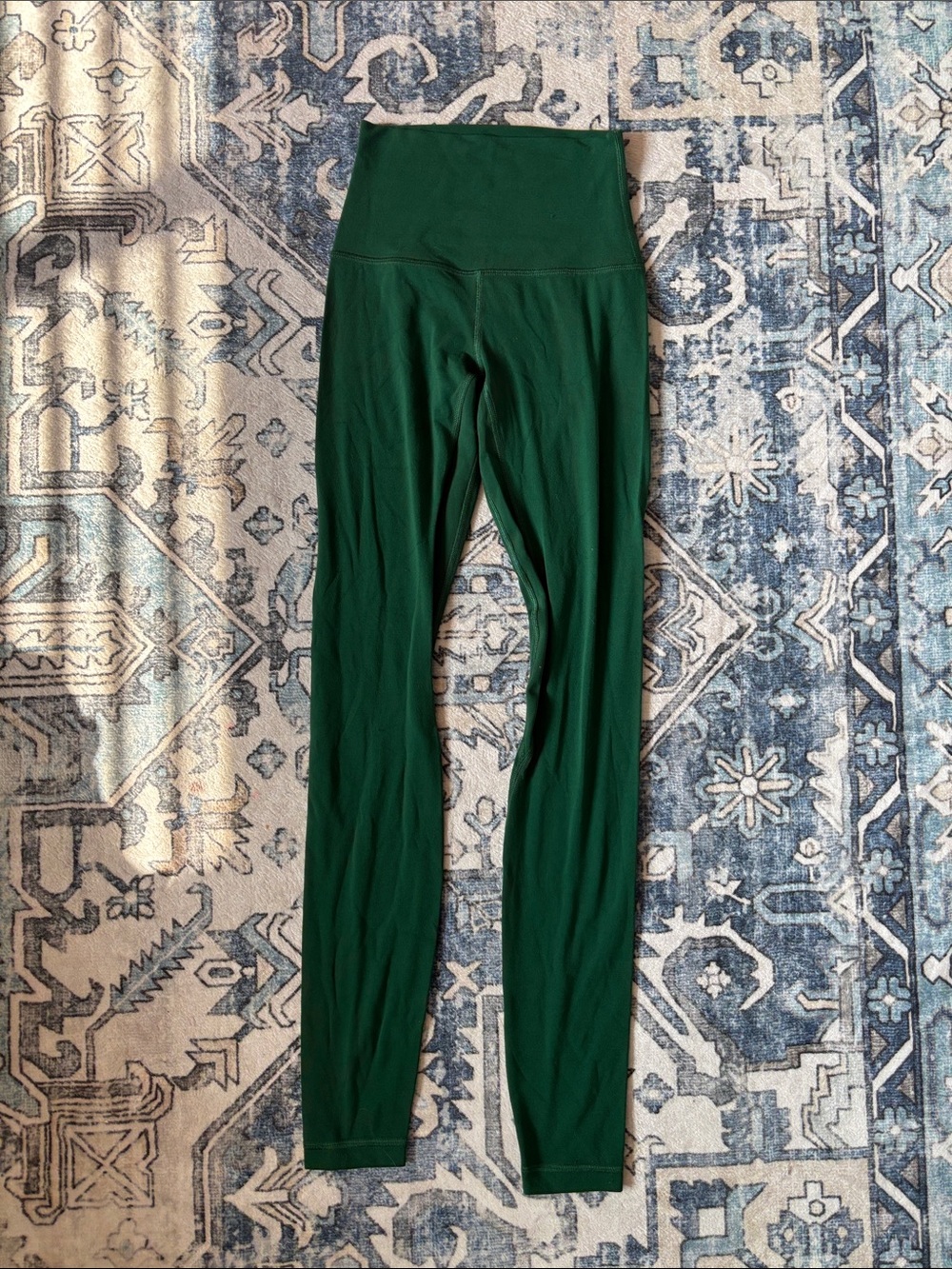 Womans lululemon athletica Dark Green Aligned leggings